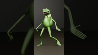 Kermit the Frog Dances to Crazy Frog! 🐸💃 #Shorts #CrazyFrog #KermitDance