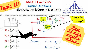Electrostatics & Current Electricity | Practice Questions | The Physics Vigyan #aaiatc #ATCPhysics