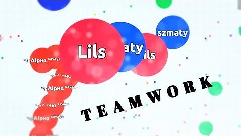 Agario - Team Mode: Teamwork Compilation