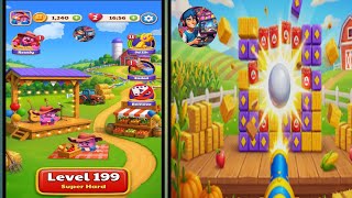 Stack smash block 3D puzzle level 199 super hard level solution for gameplay