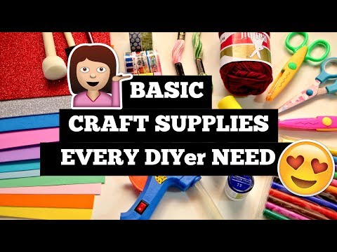 10 BASIC CRAFT SUPPLIES YOU NEED