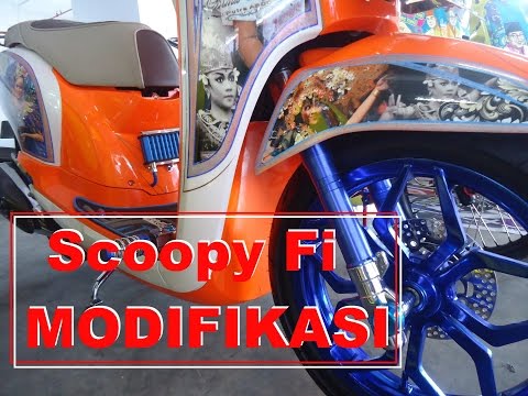 Kontes Modifikasi Scoopy Fi Thailook Elegan Style