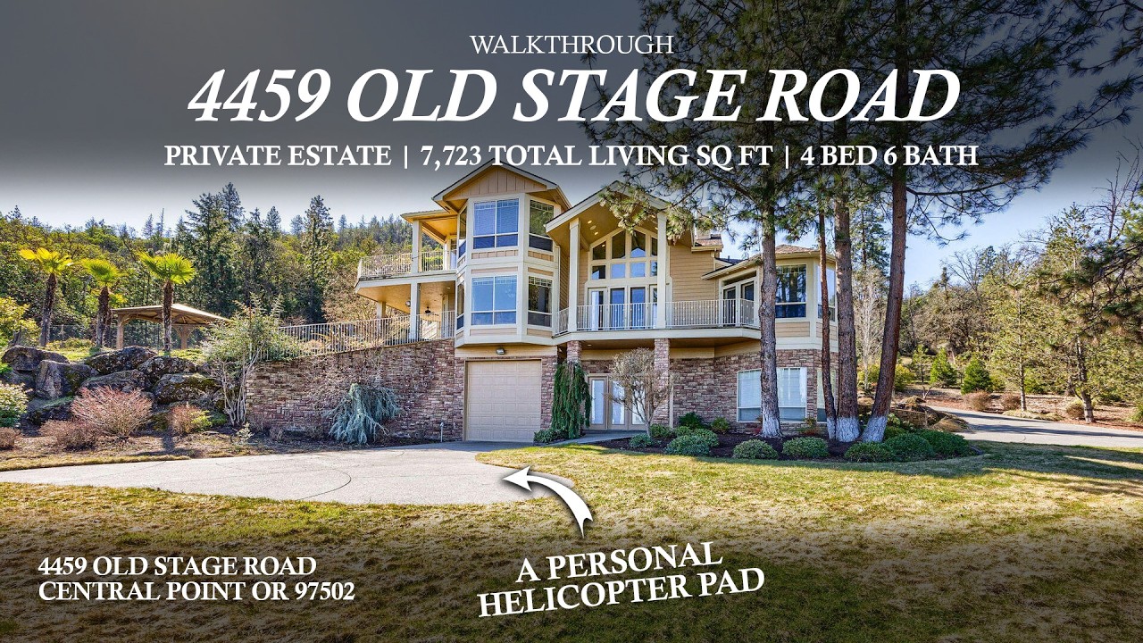 4459 Old Stage Road Inside a $1.95M Gated Estate in Central Point, Oregon