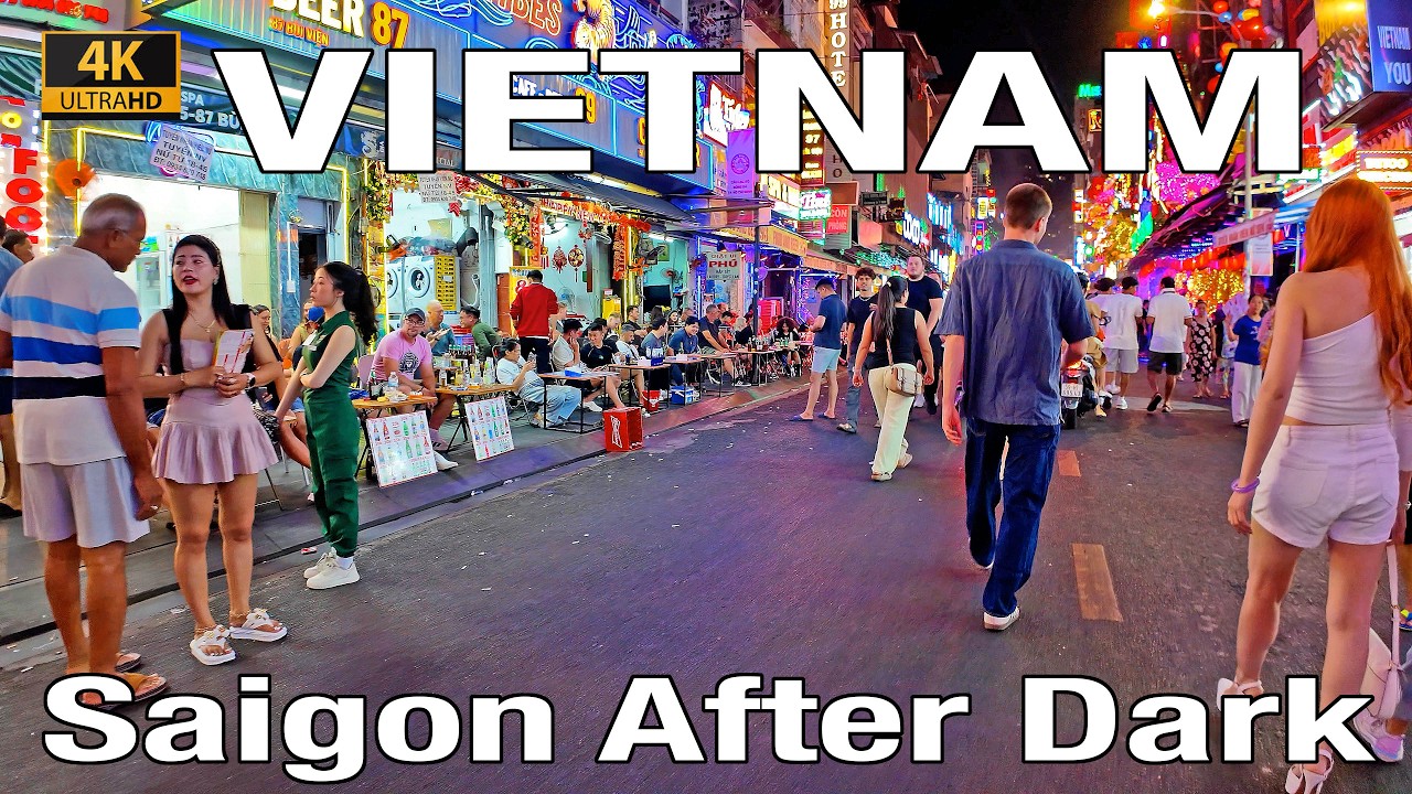 Vietnam Nightlife Ho Chi Minh City (Saigon) 2026 🇻🇳 Bui Vien Walking Street