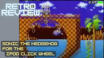 Retro Review Sonic The Hedgehog for iPod Clickwheel