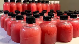 BULK JUICE WITH ME! | 40 LITRES  Of Golden And Watermelon Juice Recipe