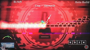 [ADOFAI custom]왼손으로 힐링하기      (Lime - Chronomia)(map by Editor AlriC)