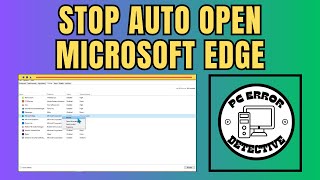 how to stop auto open microsoft edge | prevent unwanted launches