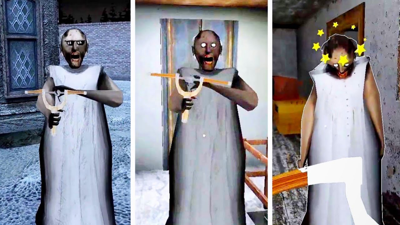 Dvloper All Remake Games Granny Using Slingshot | The Twins Remake Vs Granny 1.9 Vs Granny 3