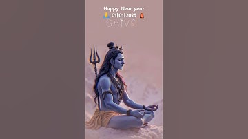 Happy new year 🙏 Mahadev || mahadev status video 2025 || #hvmahadev #hamaremahadev