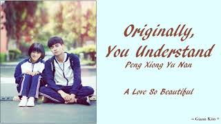 [A Love So Beautiful OST] Peng Xiong Yu Nan - Originally, You Understand Instrumental