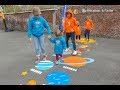 En France à Steenbecque – Jeux de plein air pour enfants - matériau thermocollant préfabriqué