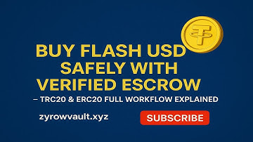 Buy Flash USDT Safely with Verified Escrow — TRC20 & ERC20 Full Workflow Explained