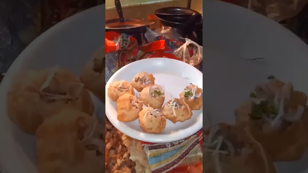 Rahwali ky mashoor Gol Gappy AKA Pani Puri shorts panipuri golgappa food foodie 