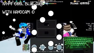1v1 FT: @cool blue guy WITH HANDCAM :D