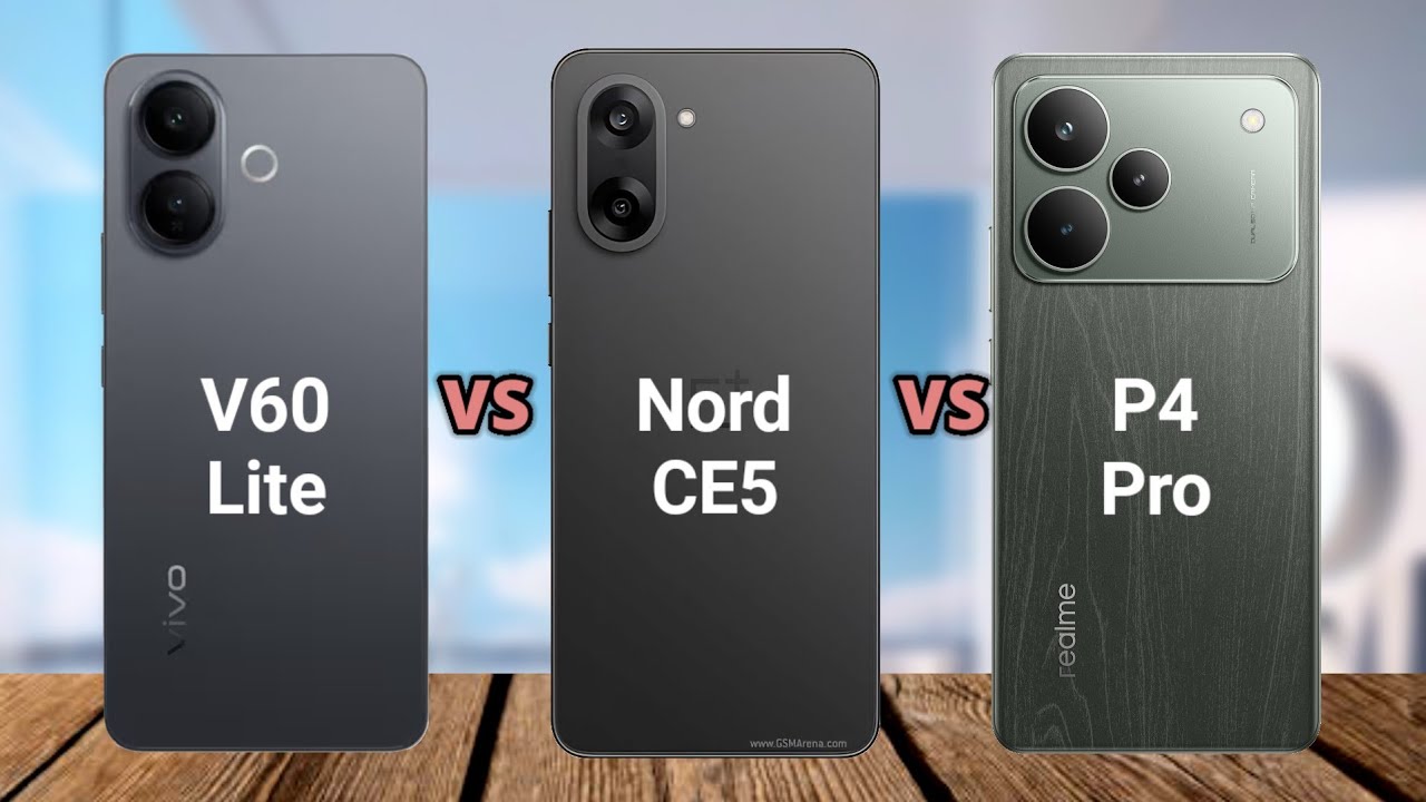 Vivo V60 Lite vs Oneplus Nord CE5 vs Realme P4 Pro 