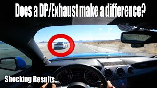 DP/Exhaust Mustang EcoBoost vs Tune/IC EcoBoost RACE!