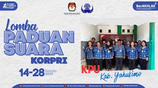 KPU Kabupaten Yahukimo | Lomba Paduan Suara Korpri 2025 KPU se-Provinsi Papua Pegunungan