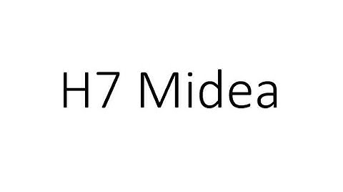 H7 error Midea Air source heat pump