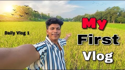 my first vlog || welcome to my first vlog video 😇