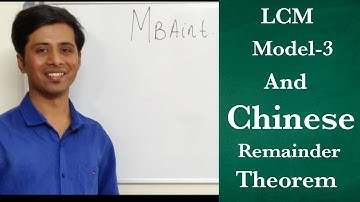 Number System - Chinese Remainder Theorem (Must Watch For CAT/XAT/NMAT/IIFT/SNAP/CMAT Aspirants)