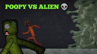 POOPY VS ALIEN | MELON PLAYGROUND 22.5