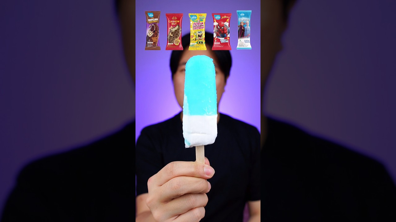 EATING VARIOUS CAMPINA ICE CREAM 