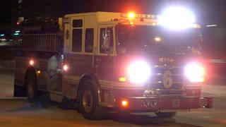Baltimore City Fire Department Engine 6 Responding