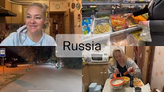 A day in Russia grocery shopping vlog October 2025 Октябрьский будний день в России 