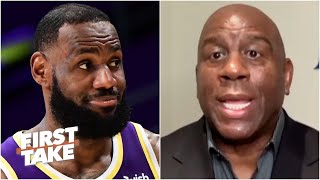Magic Johnson won't bet against LeBron in a Lakers vs. Nets NBA Finals | First Take