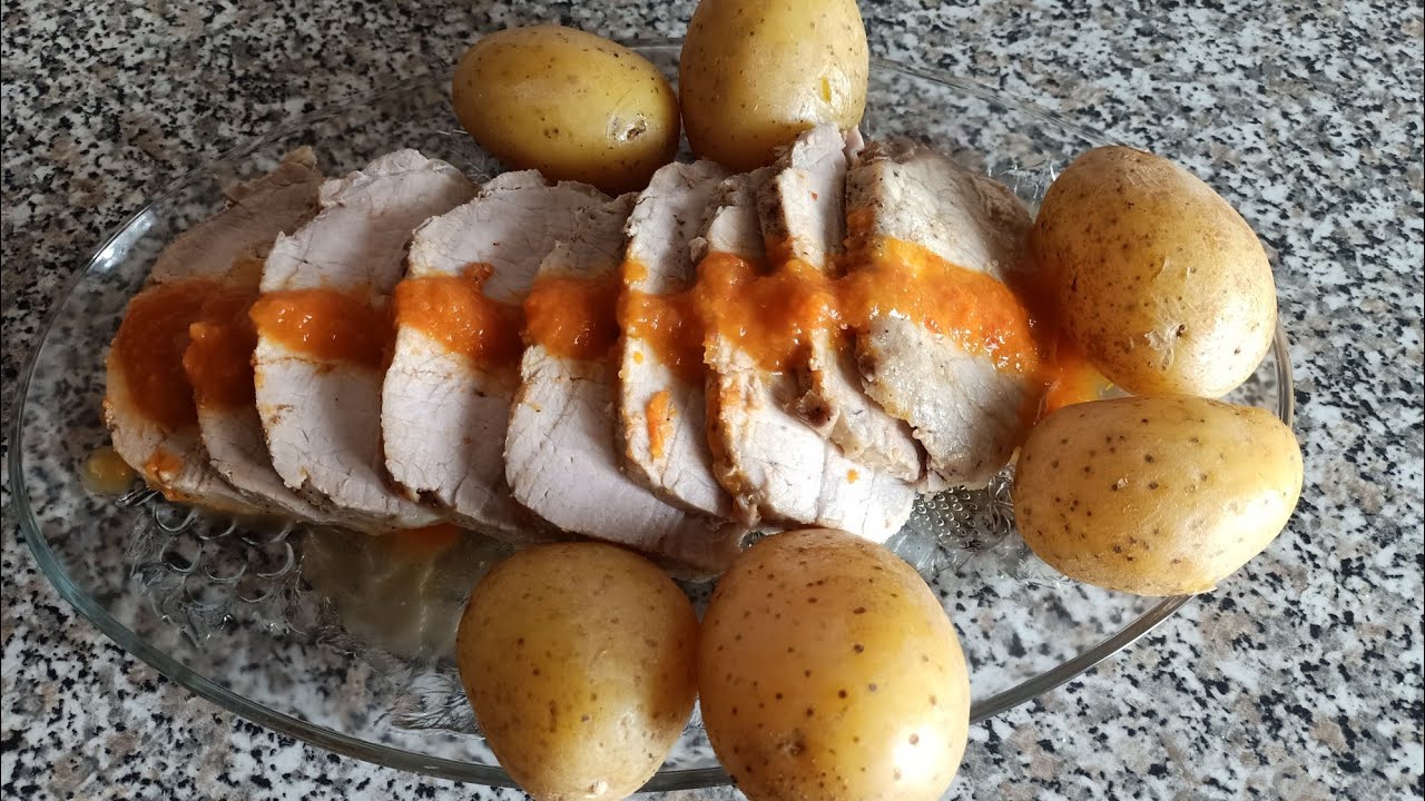 Lomo en salsa,fácil y rico con Thermomix