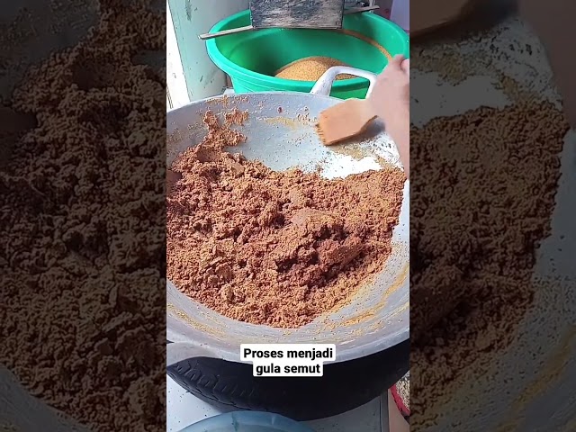 Tahap menjadi gula semut #coconut #bikin #proses_pembuatan  #wonosobo #gulasemut #gondoarumasri class=