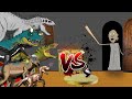 Dinosaurs Battle |  Granny VS Jurassic World  Dinosaurs-Granny Animation(01)