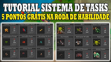 TUTORIAL DO NOVO SISTEMA DE TASKS, GANHE GRÁTIS 5 PONTOS NA RODA DE HABILIDADE