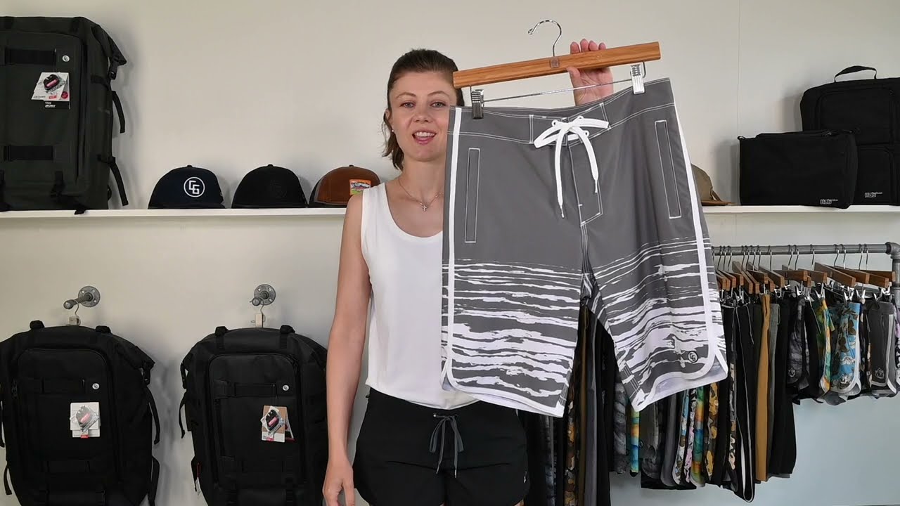 309 Fit OG Athletic Fit Board Shorts // Dark Heather Gray (28) video thumbnail