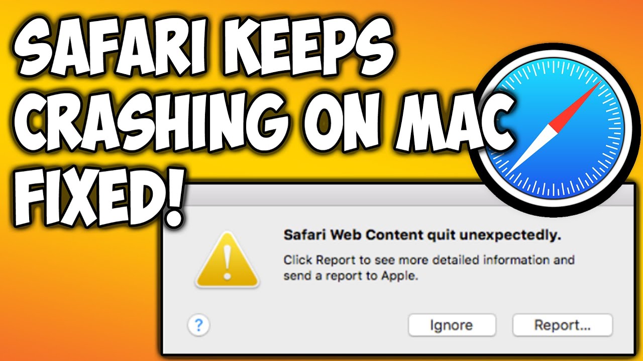 safari is crashing on mac