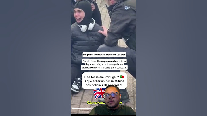 Imigrante Brasileira presa em Londres. 🇬🇧E se fosse em Portugal? 🇵🇹#imigrantes #policia #prisão