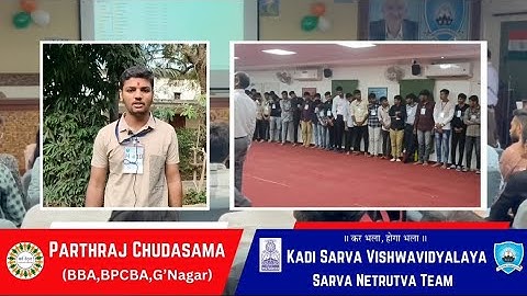 Experience Sharing by Parthraj Chudasma (BBA,BPCBA,G