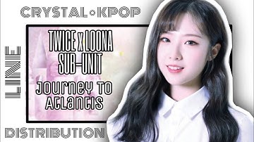 [REQUEST] HOW WOULD TWICE X LOONA SUB-UNIT SING JOURNEY TO ATLANTIS (LABOUM) • LINE DISTRIBUTION