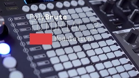 Tutorials | PolyBrute - Episode 2: Modulation