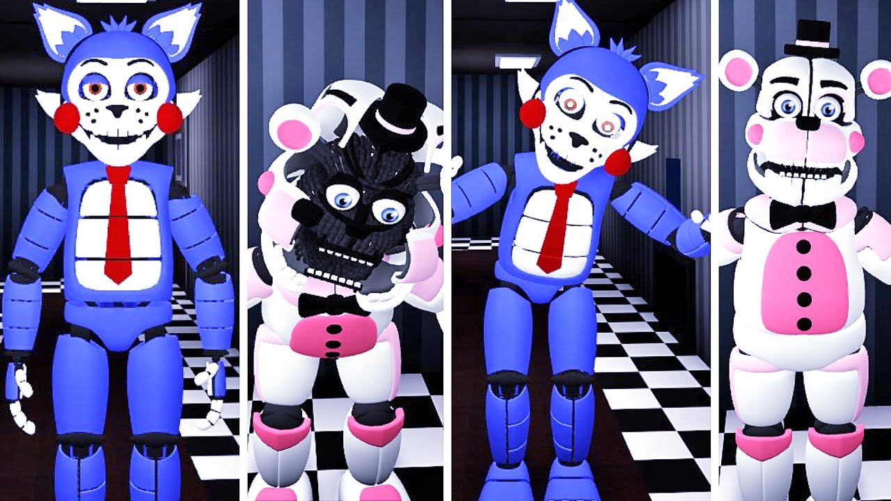 2 Animatronics Escondidos No Roblox Roblox Fnaf Sister Location The Underground Youtube - roblox sl