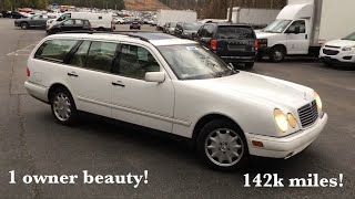 Nicest 1998 Mercedes Benz W210 E320 wagon in the country! POV Test Drive Walkaround SOLD $2600