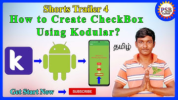 How to Create CheckBox Using Kodular? | Short Trailer | Kodular Tutorial | Episode 2 | #KodularCheck