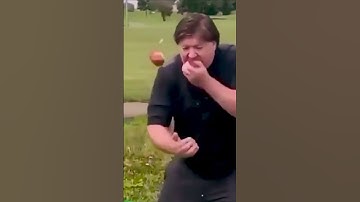 Amazing Juggling Feat: Man Bites Every Apple Mid-Air! #juggling #shorts