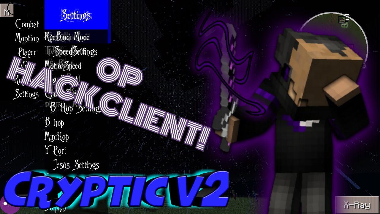 [READ DESCRIPTION] CRYPTIC V2 HACK CLIENT | Minecraft Pocket Edition ...