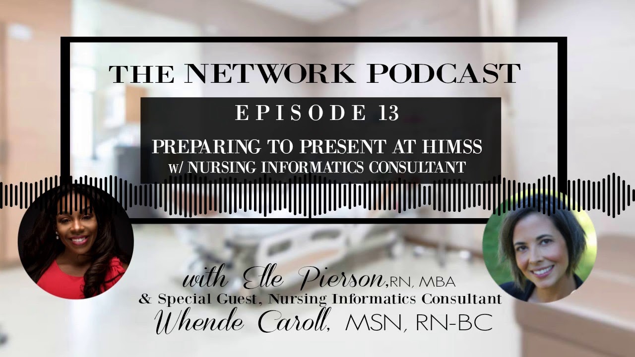Preparing for HIMSS with Informatics Nurse Consultant Whende Carroll