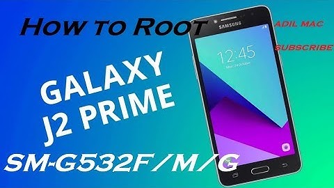 ROOT Samsung Galaxy J2 PRIME SM-G532G/M/T/F Android 6.0.1