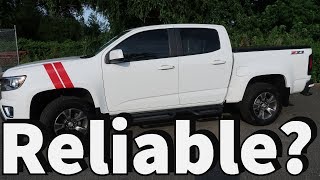 2016-2019 CHEVROLET COLORADO RELIABILITY
