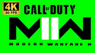 Logo Call Of Duty Modern Warfare 2 Green Screen No Copyright 4K 60Fps