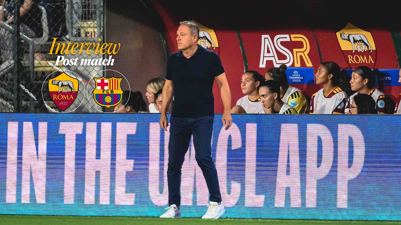 INTERVISTA PIOVANI | Post Match | Roma-Barcellona | Uefa Women's Champions League